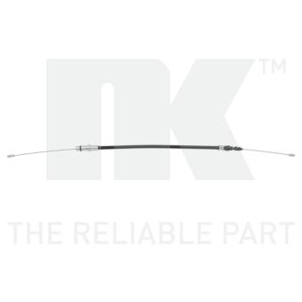 Tirette à câble, frein de stationnement NK 909919 pour JEEP CHEROKEE 2.0 HDi - 110cv