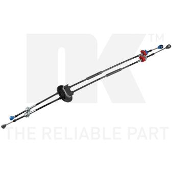 Tirette à câble, boîte de vitesse manuelle NK 9319002 pour CITROEN C3 1.6 16V - 110cv