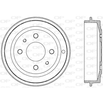 Tambour de frein OPEN PARTS OEM 1544173 Tambour de frein OPEN PARTS OEM 1544173