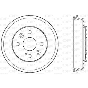 Tambour de frein OPEN PARTS OEM DA6A26251
