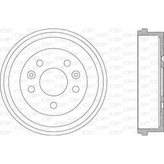 Tambour de frein OPEN PARTS [BAD9094.10]