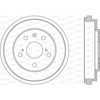 Tambour de frein OPEN PARTS OEM 71768381 Tambour de frein OPEN PARTS OEM 71768381