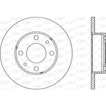 Jeu de 2 disques de frein avant OPEN PARTS OEM RF16500253