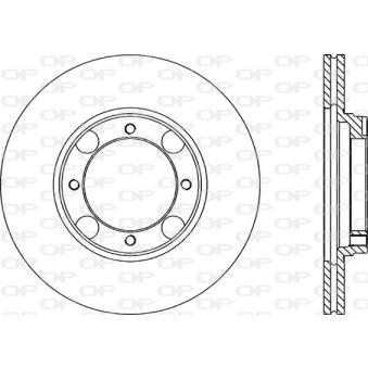 Jeu de 2 disques de frein avant OPEN PARTS OEM 5171225061