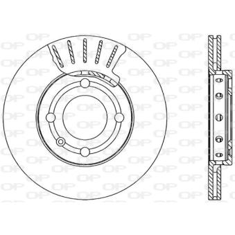 Jeu de 2 disques de frein avant OPEN PARTS [BDA1592.20]