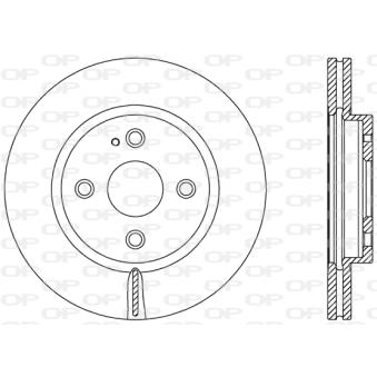 Jeu de 2 disques de frein avant OPEN PARTS OEM df7133251 Jeu de 2 disques de frein avant OPEN PARTS OEM df7133251