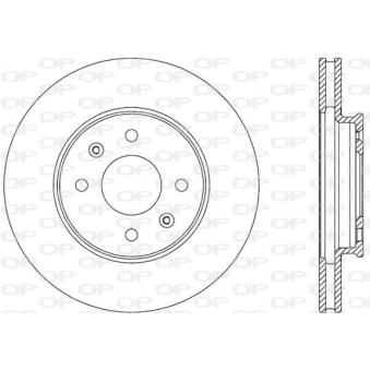 Jeu de 2 disques de frein avant OPEN PARTS OEM 51712C8000 Jeu de 2 disques de frein avant OPEN PARTS OEM 51712C8000