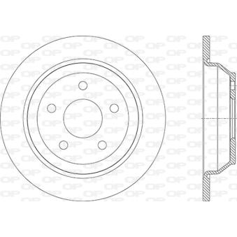 Jeu de 2 disques de frein avant OPEN PARTS BDA2930.10 pour FORD PUMA 1.0 EcoBoost mHEV - 155cv