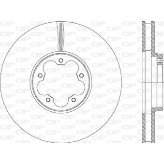 Jeu de 2 disques de frein avant OPEN PARTS BDA2970.20 pour FORD TRANSIT CUSTOM 2.0 EcoBlue mHEV - 185cv