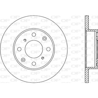Jeu de 2 disques de frein avant OPEN PARTS OEM DPB3169