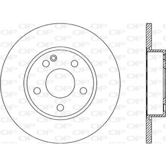 Jeu de 2 disques de frein avant OPEN PARTS OEM 1694210012 Jeu de 2 disques de frein avant OPEN PARTS OEM 1694210012