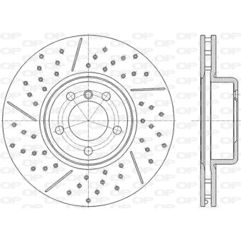 Jeu de 2 disques de frein avant OPEN PARTS [BDR2840.20]