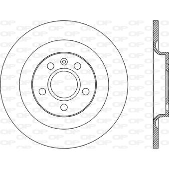 Jeu de 2 disques de frein arrière OPEN PARTS OEM 31471477 Jeu de 2 disques de frein arrière OPEN PARTS OEM 31471477