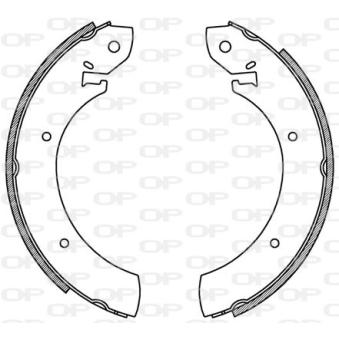 Jeu de mâchoires de frein OPEN PARTS OEM 7701201617