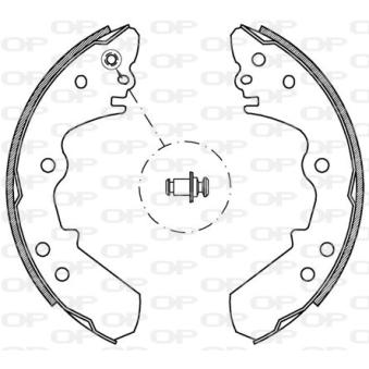 Jeu de mâchoires de frein OPEN PARTS OEM 5878320300