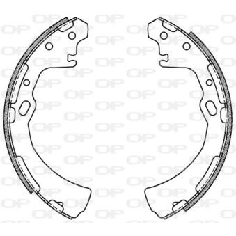Jeu de mâchoires de frein OPEN PARTS OEM 069022810
