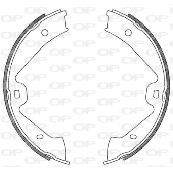 Jeu de mâchoires de frein OPEN PARTS OEM 971698533B