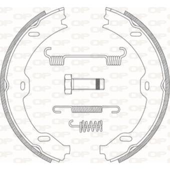 Jeu de mâchoires de frein OPEN PARTS BSA2190.00