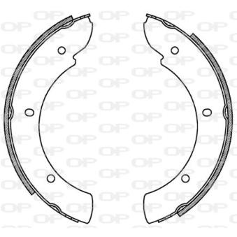 Jeu de mâchoires de frein OPEN PARTS OEM STC965