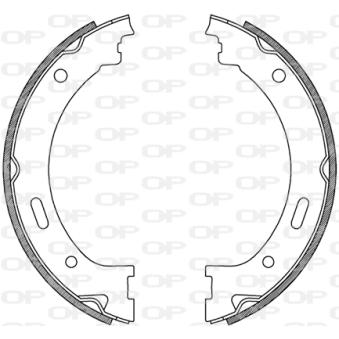 Jeu de mâchoires de frein OPEN PARTS OEM 05086930AB
