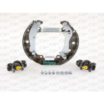 Kit de freins arrière (prémontés) OPEN PARTS BSK2002.00 pour AUDI 80 1.4 E - 55cv