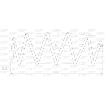 Ressort de suspension OPEN PARTS OEM 5002EP