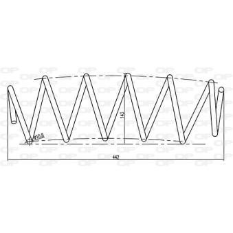 Ressort de suspension OPEN PARTS [CSR9030.00]