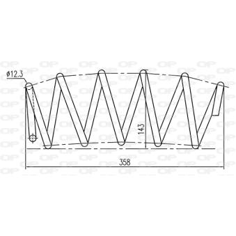 Ressort de suspension OPEN PARTS OEM 51920390