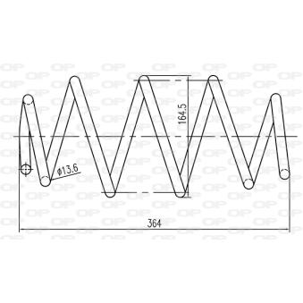 Ressort de suspension OPEN PARTS OEM 5002VX