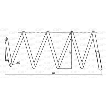 Ressort de suspension OPEN PARTS OEM 5002GL