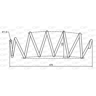 Ressort de suspension OPEN PARTS OEM 5002LJ