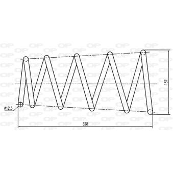 Ressort de suspension OPEN PARTS OEM 4111151KB1