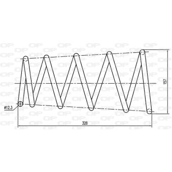 Ressort de suspension OPEN PARTS OEM 4111151KB1