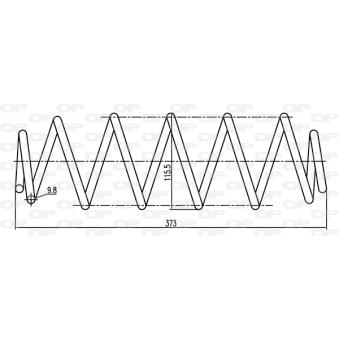 Ressort de suspension OPEN PARTS OEM 5102CT