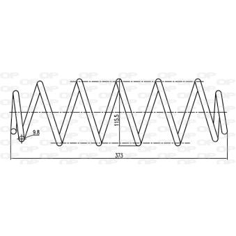 Ressort de suspension OPEN PARTS OEM 5102CT
