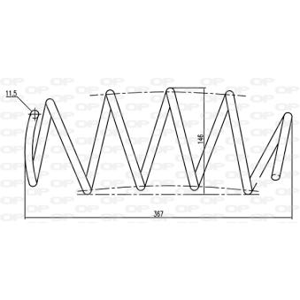 Ressort de suspension OPEN PARTS OEM 1516827 Ressort de suspension OPEN PARTS OEM 1516827
