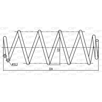 Ressort de suspension OPEN PARTS OEM 5102J7