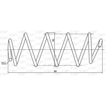 Ressort de suspension OPEN PARTS OEM 312516