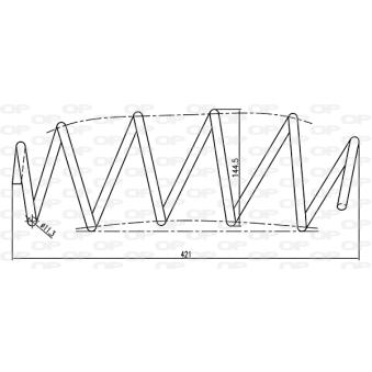 Ressort de suspension OPEN PARTS OEM 5002EP