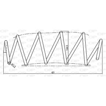 Ressort de suspension OPEN PARTS OEM 5002EP