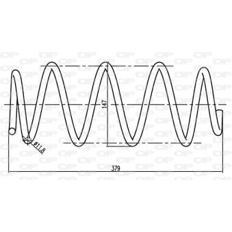 Ressort de suspension OPEN PARTS OEM 46751135