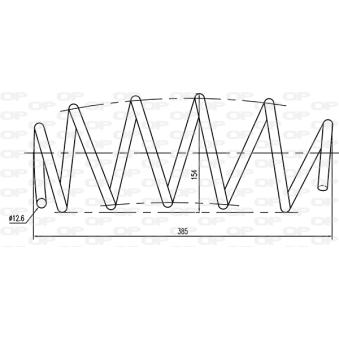 Ressort de suspension OPEN PARTS OEM 5002XK