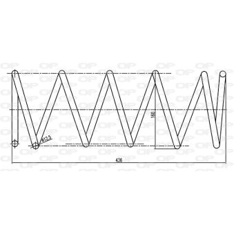 Ressort de suspension OPEN PARTS [CSR9076.00]