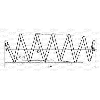 Ressort de suspension OPEN PARTS OEM 5002LL