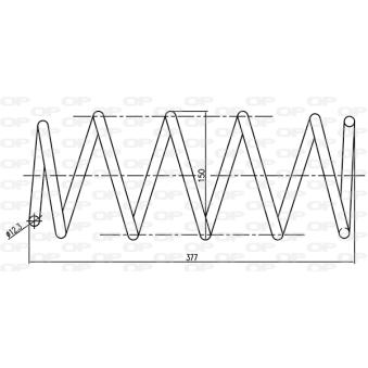 Ressort de suspension OPEN PARTS OEM 8456925