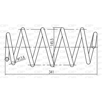 Ressort de suspension OPEN PARTS [CSR9107.00]