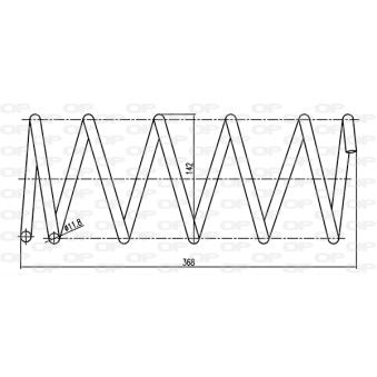 Ressort de suspension OPEN PARTS OEM 1003604