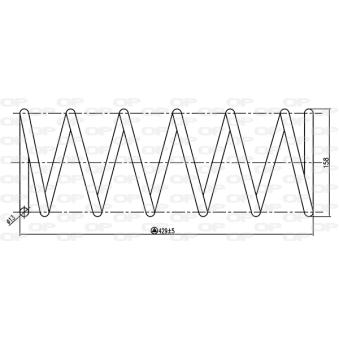 Ressort de suspension OPEN PARTS OEM 5002N2