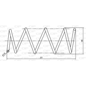 Ressort de suspension OPEN PARTS OEM 8456925