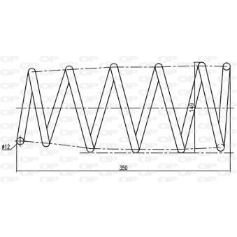 Ressort de suspension OPEN PARTS OEM 8455270